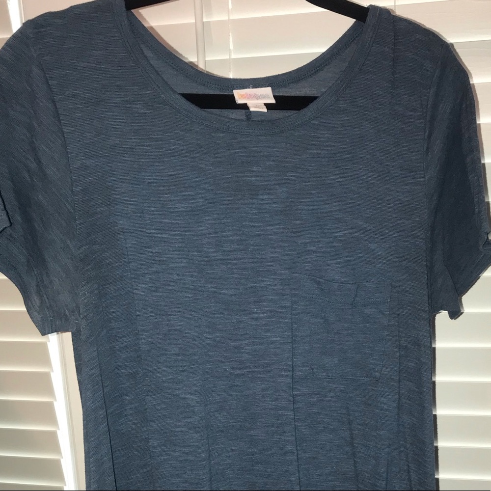 Lularoe Blue Carly Dress Size L